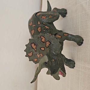 Vintage Triceratops Toy Figure